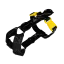 Postroj (navrhni si) - Barva plastových přezek: Žlutá, Barva kovových komponentů: Černá, Motiv/Barva: Black Marble