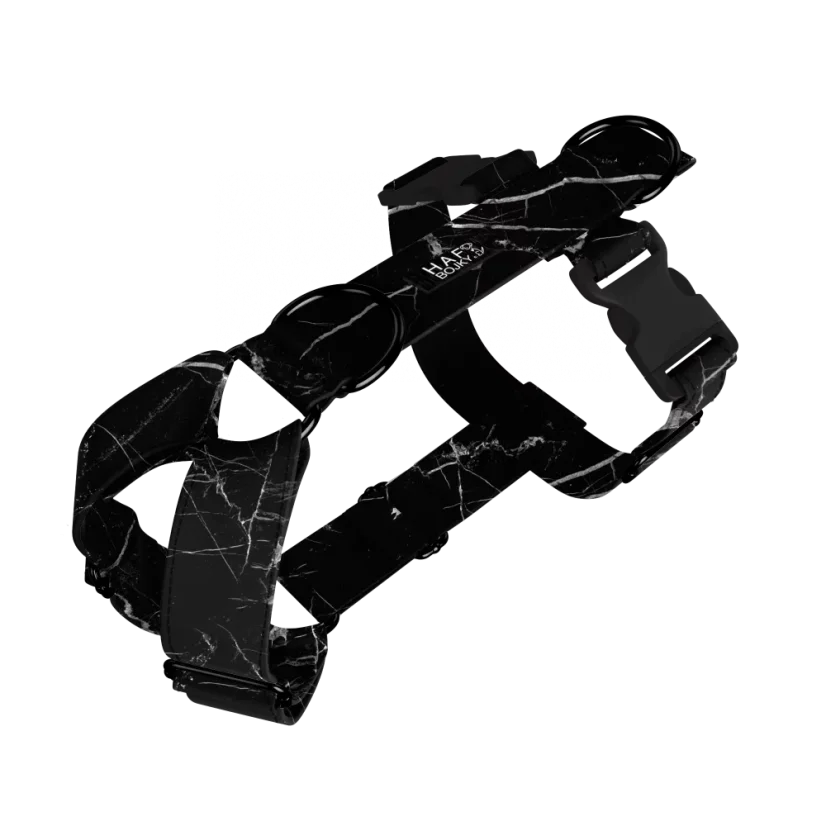 Black Marble - postroj - Velikost postroje (viz. tabulka velikostí): M (šíře 2,5 cm)