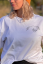 Ouška (bílá) - tričko - Velikost bílého trička (Oversize fit odlišný od klasické konfekce): M