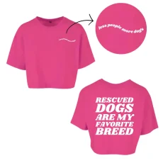 RESCUED DOGS - hot pink