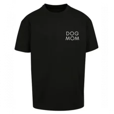 DOG MOM - černé tričko
