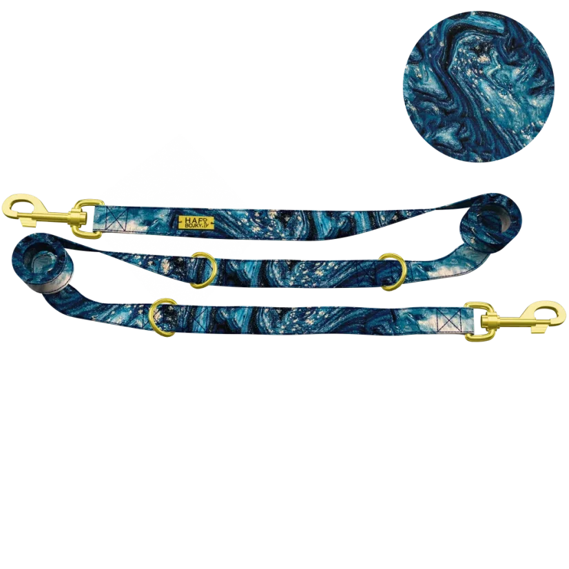 Přepínací vodítko (navrhni si) - Barva kovových komponentů: Zlatá, Motiv/Barva: Blue Marble