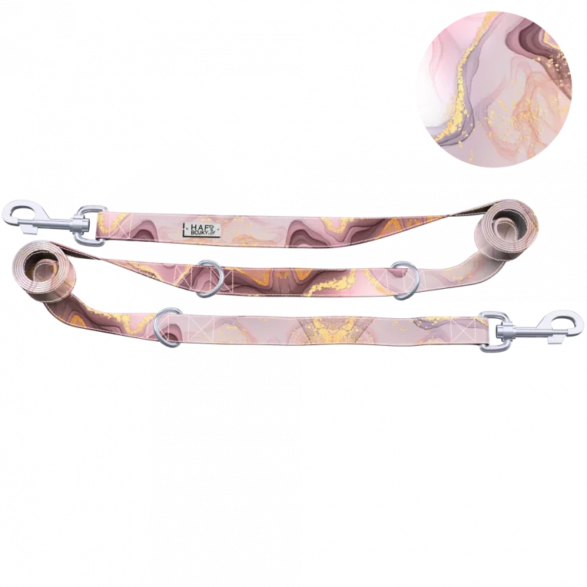 Rose Marble - přepínací vodítko - Barva kovových komponentů: Stříbrná